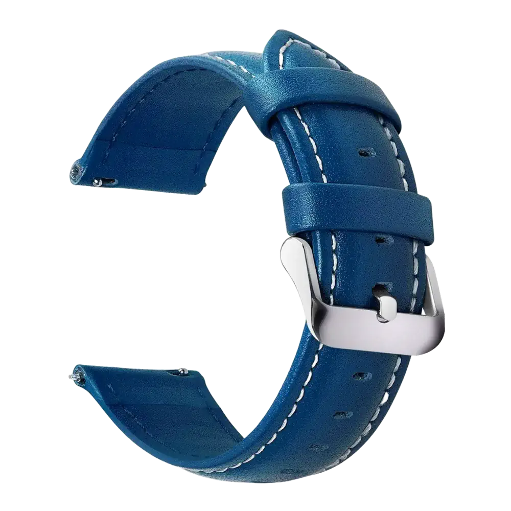 Island Blue Leather Strap